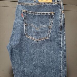 Levi's Men's Classic Straight Jeans in Denim Blue